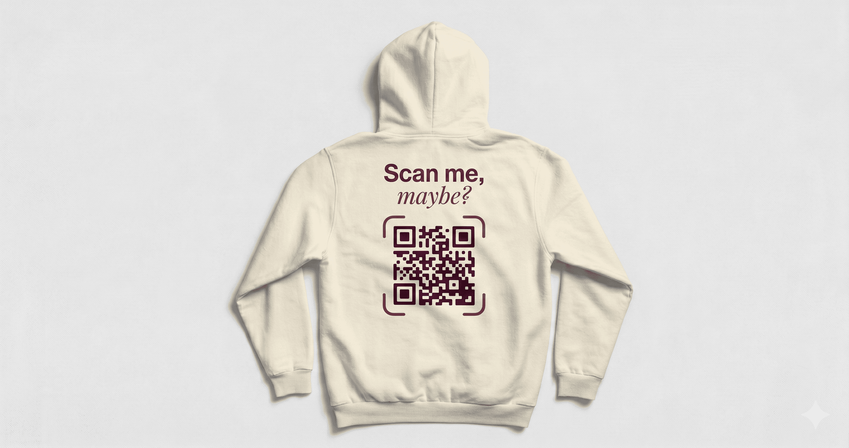 Lynkd QR-Signal Hoodie mit scannbarem Code