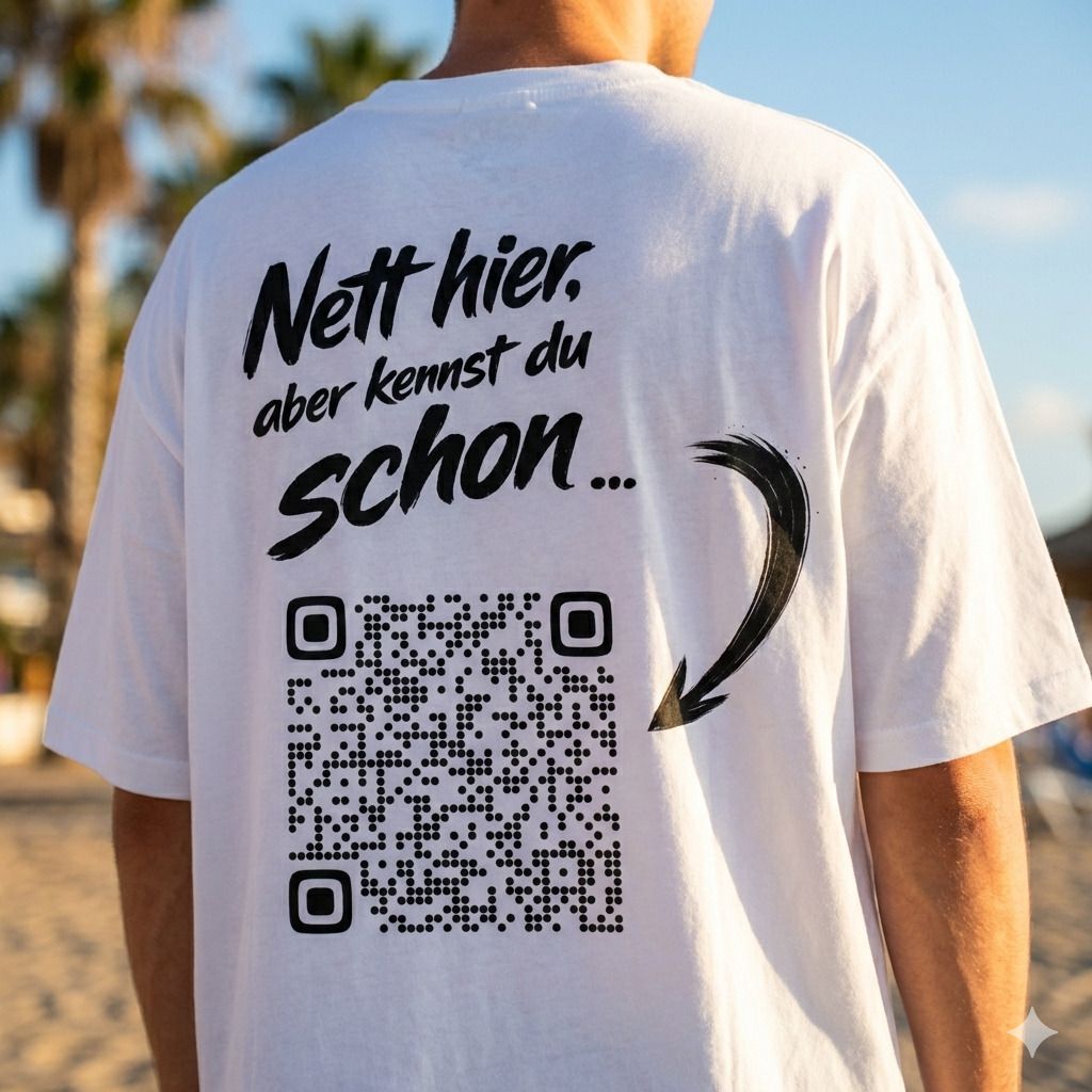 Lynkd QR-Signal Shirt mit scannbarem Code